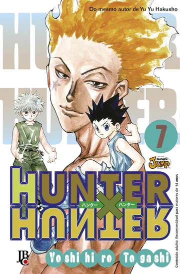 Capa de Hunter X Hunter #07, Editora JBC