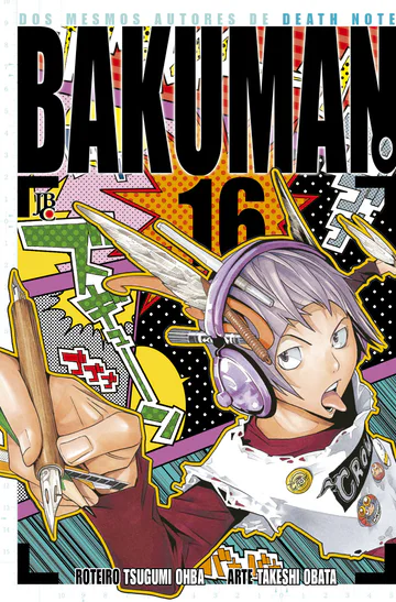 Capa de Bakuman #16, Editora JBC