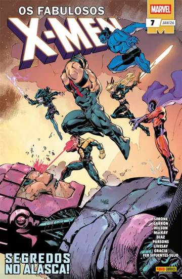 Capa de Os Fabulosos X-Men (2025) 07, Panini