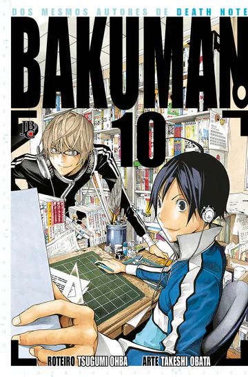 Capa de Bakuman #10, Editora JBC