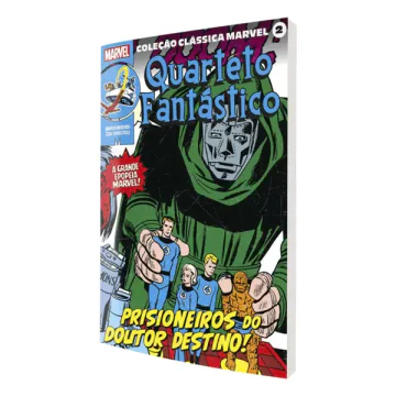 Capa de Coleção Clássica Marvel Vol. 2 - Quarteto Fantástico Vol. 1, Panini