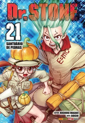 Capa de Dr. Stone Vol. 21, Panini