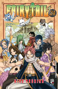 Capa de Fairy Tail #24, Editora JBC