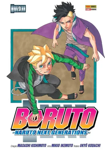 Capa de Boruto: Naruto Next Generations Vol. 9, Panini