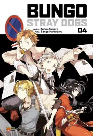 Capa de Bungo Stray Dogs Vol. 4, Panini