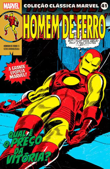 Capa de Coleção Clássica Marvel Vol. 41 - Homem De Ferro Vol. 5, Panini