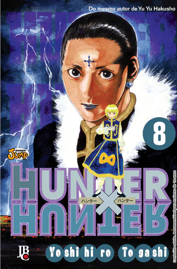 Capa de Hunter X Hunter #08, Editora JBC