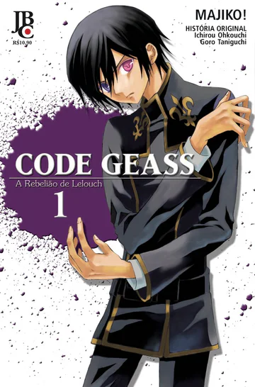 Capa de Code Geass – A Rebelião de Lelouch #01, Editora JBC