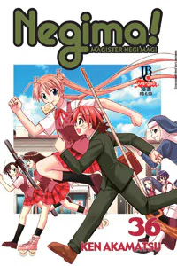 Capa de Negima #36, Editora JBC