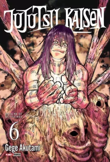 Capa de Jujutsu Kaisen: Batalha De Feiticeiros Vol. 6, Panini