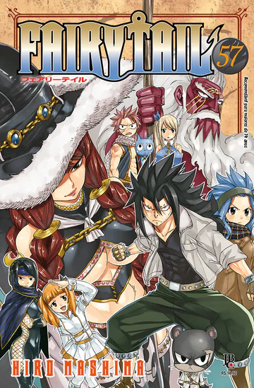 Capa de Fairy Tail #57, Editora JBC