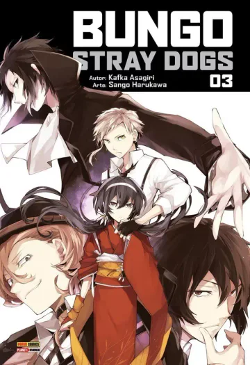 Capa de Bungo Stray Dogs Vol. 3, Panini