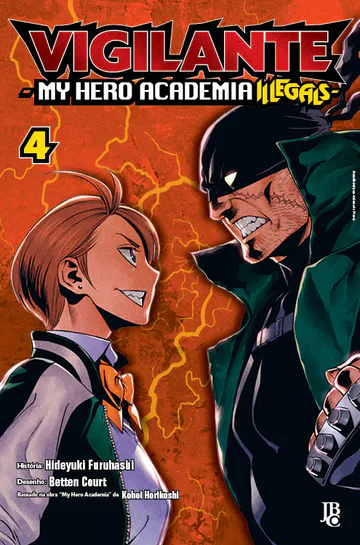 Capa de Vigilante: My Hero Academia Illegals #04, Editora JBC