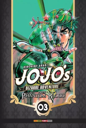 Capa de Jojo's Bizarre Adventure Parte 1: Phantom Blood Vol. 3, Panini