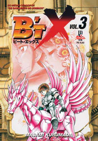 Capa de B'tX #03, Editora JBC