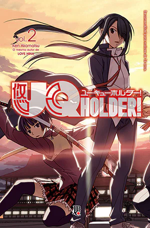 Capa de UQ Holder! #02, Editora JBC