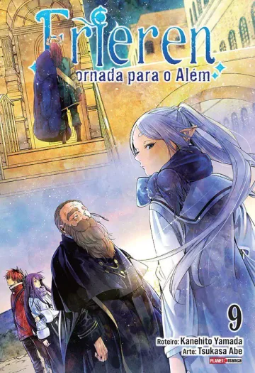 Capa de Frieren E A Jornada Para O Além Vol. 9, Panini