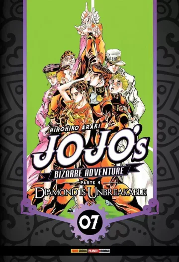 Capa de Jojo's Bizarre Adventure Parte 4: Diamond Is Unbreakable Vol. 7, Panini