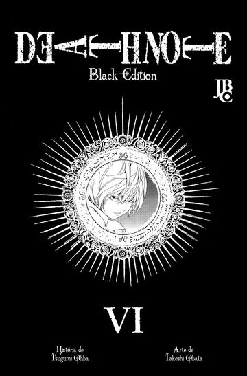 Capa de Death Note - Black Edition #06, Editora JBC