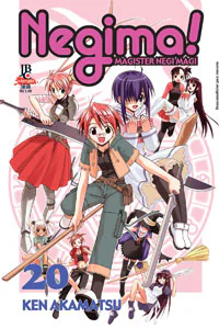Capa de Negima #20, Editora JBC