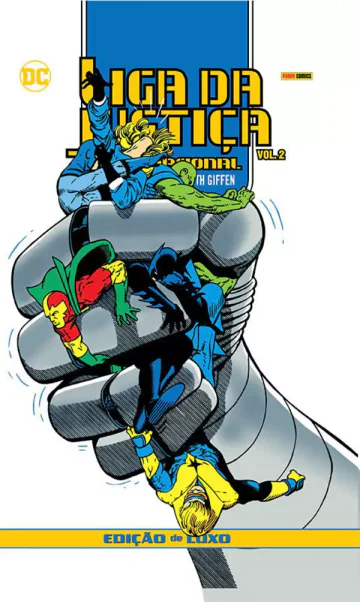 Capa de Liga Da Justiça Internacional Por J.M. DeMatteis E Keith Giffen – Edição De Luxo Vol. 2, Panini