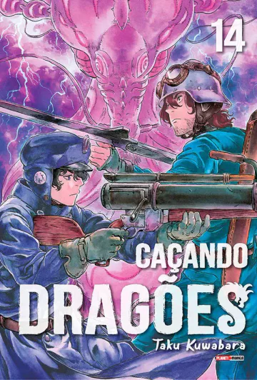 Capa de Caçando Dragões Vol. 14, Panini