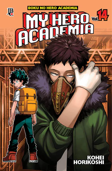 Capa de My Hero Academia #14, Editora JBC