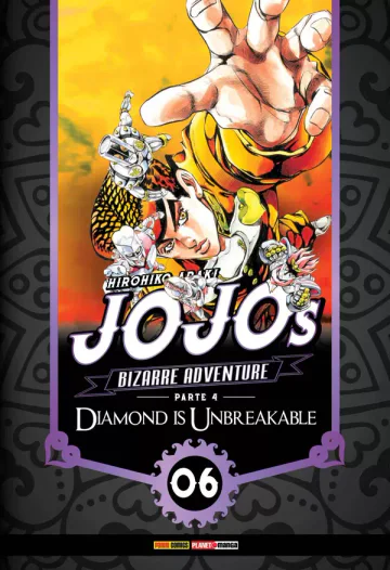 Capa de Jojo's Bizarre Adventure Parte 4: Diamond Is Unbreakable Vol. 6, Panini