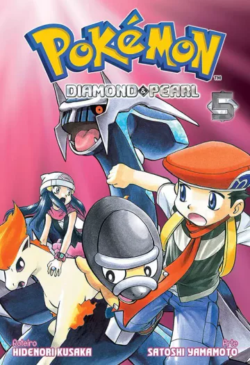 Capa de Pokémon Diamond And Pearl Vol. 5, Panini