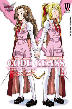 Capa de Code Geass: O pesadelo de Nunnally #05, Editora JBC