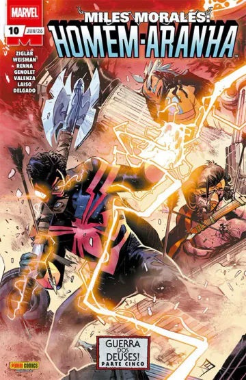 Capa de Miles Morales: Homem-Aranha (2025) 10, Panini