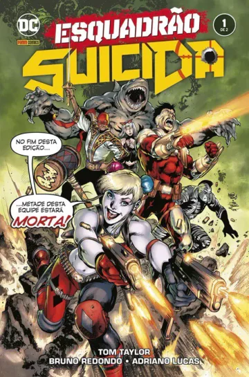 Capa de Esquadrão Suicida (2021) Vol. 1, Panini