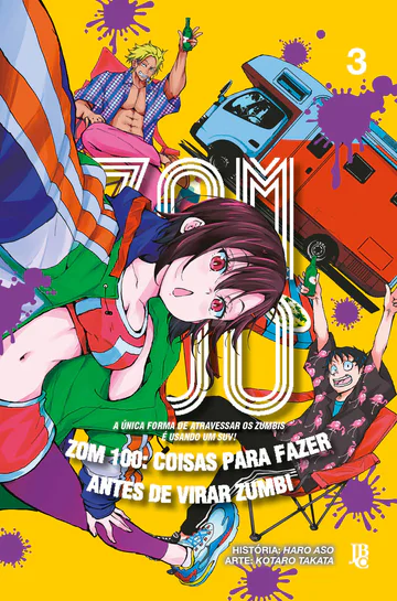 Capa de Zom 100 #03, Editora JBC