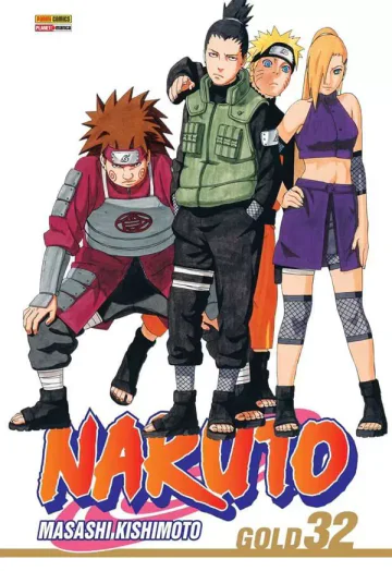 Capa de Naruto Gold Vol. 32, Panini