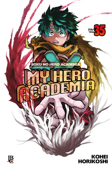 Capa de My Hero Academia #35, Editora JBC