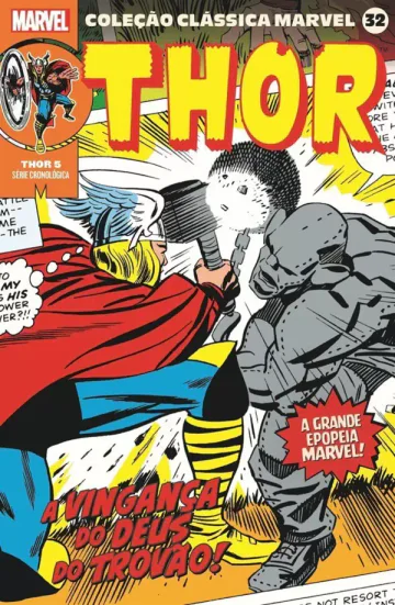 Capa de Coleção Clássica Marvel Vol. 32 - Thor Vol. 5, Panini