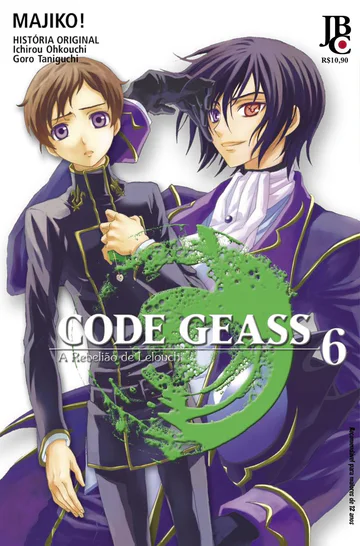 Capa de Code Geass – A Rebelião de Lelouch #06, Editora JBC