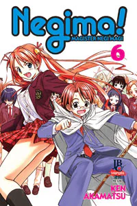Capa de Negima #06, Editora JBC