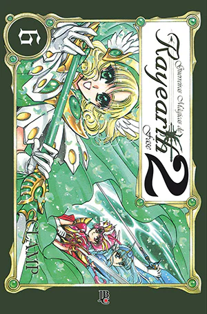 Capa de Guerreiras Mágicas de Rayearth #06, Editora JBC