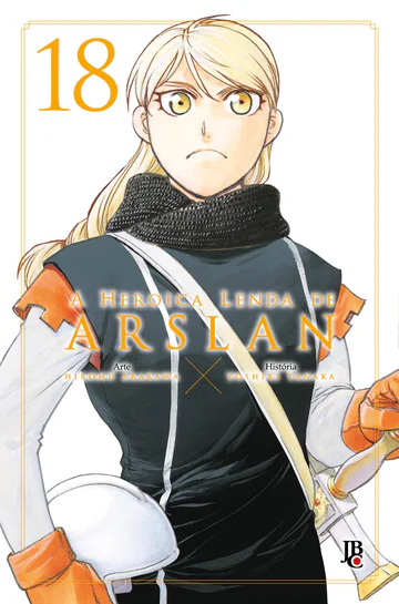 Capa de A Heroica Lenda de Arslan #18, Editora JBC