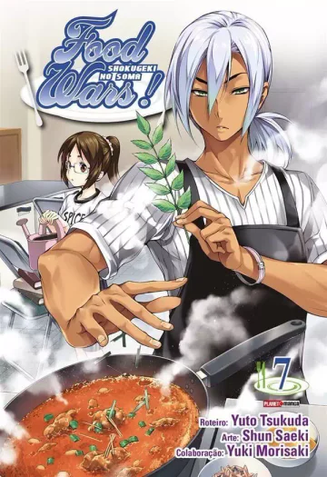 Capa de Food Wars Vol. 7, Panini