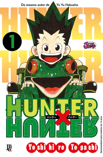 Capa de Hunter X Hunter #01, Editora JBC