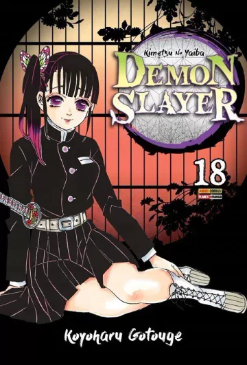 Capa de Demon Slayer - Kimetsu No Yaiba Vol. 18, Panini