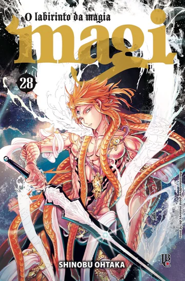 Capa de Magi: O Labirinto da Magia #28, Editora JBC
