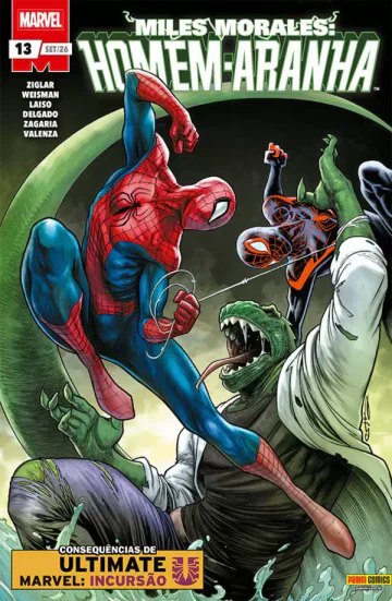 Capa de Miles Morales: Homem-Aranha (2025) 13, Panini