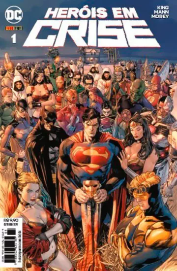 Capa de Herois Em Crise Vol. 1, Panini