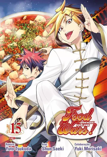 Capa de Food Wars Vol. 15, Panini