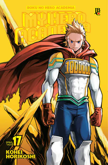 Capa de My Hero Academia #17, Editora JBC