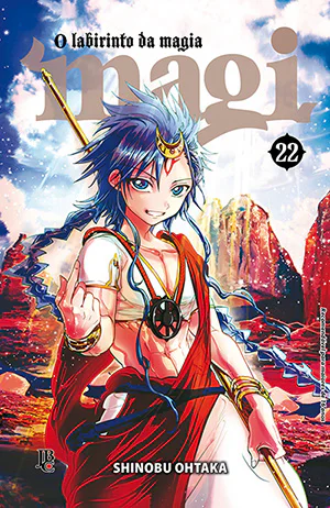 Capa de Magi - O Labirinto da Magia #22, Editora JBC