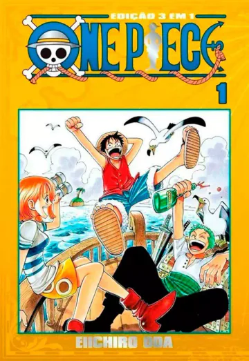 Capa de One Piece 3 Em 1 Vol. 1, Panini